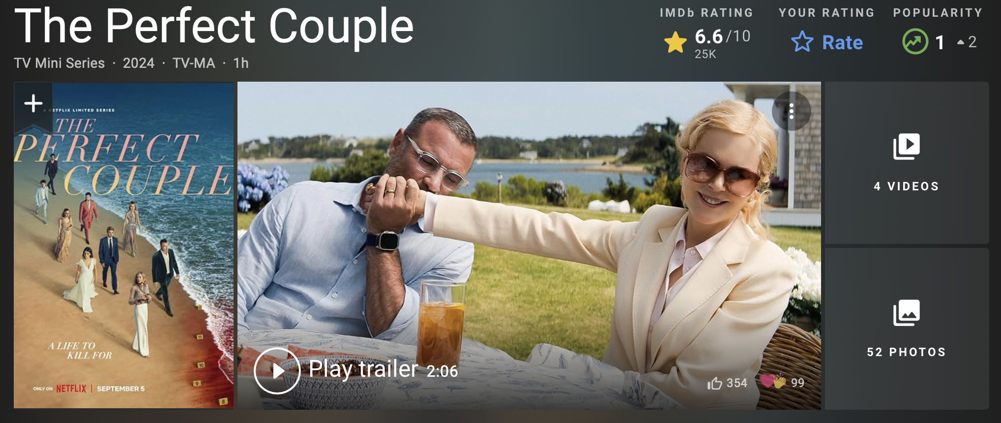 완전무결한 커플 IMDB 평점