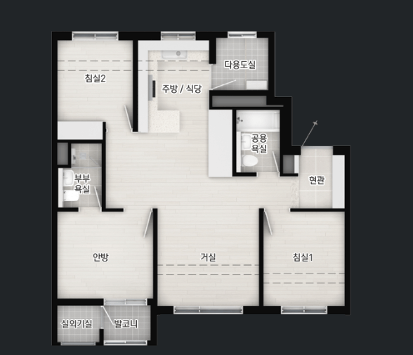 이문 아이파크자이 분양가 평면도