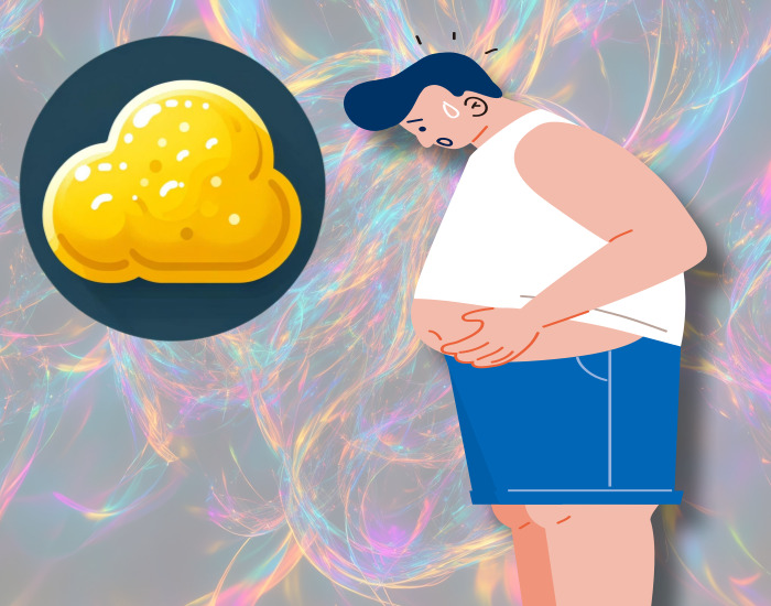 복부가 많이 나온 사람