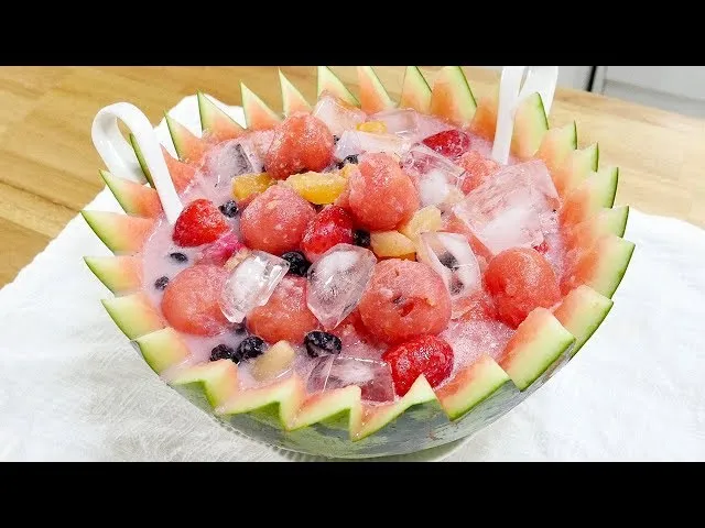 화채만드는방법 황금레시피 달달한 화채로 여름이겨내기 완벽 음료 만들기_8