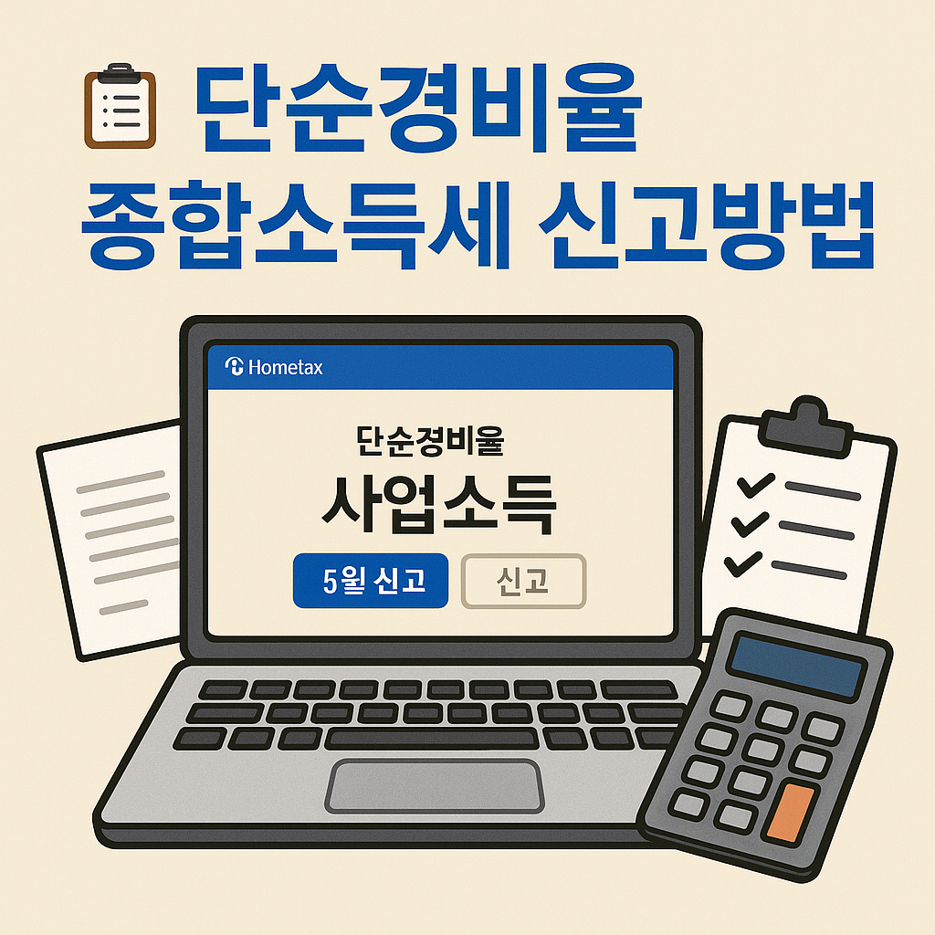 단순경비율로 종합소득세 신고하는 방법: 홈택스 활용 A to Z