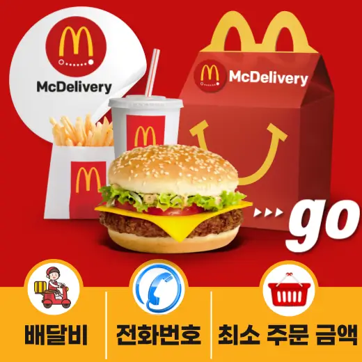 맥딜리버리-배달비-부과-기준과-최소-주문-가능-금액-안내