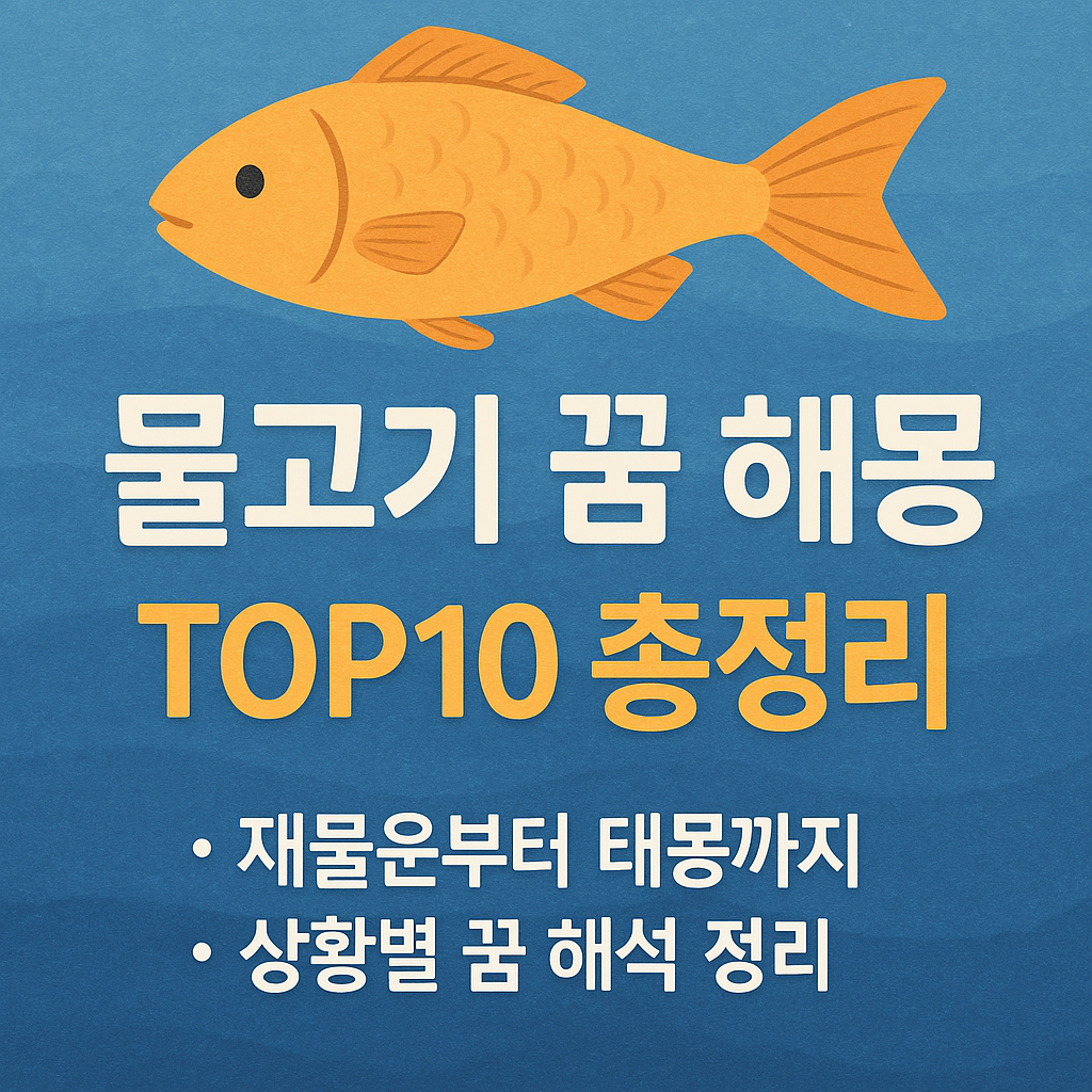 물고기 꿈 해몽