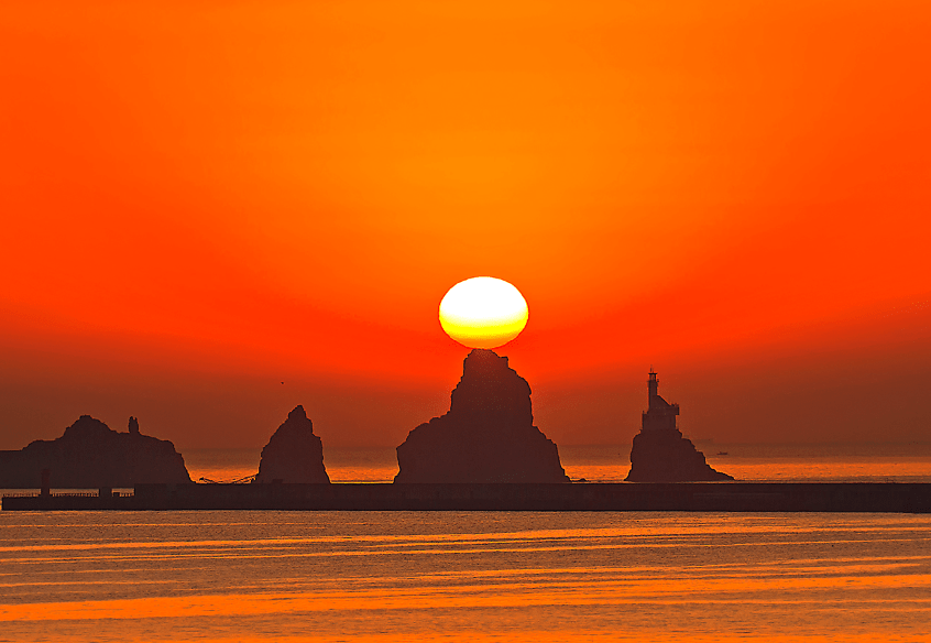 해돋이 명소 부산 오륙도
