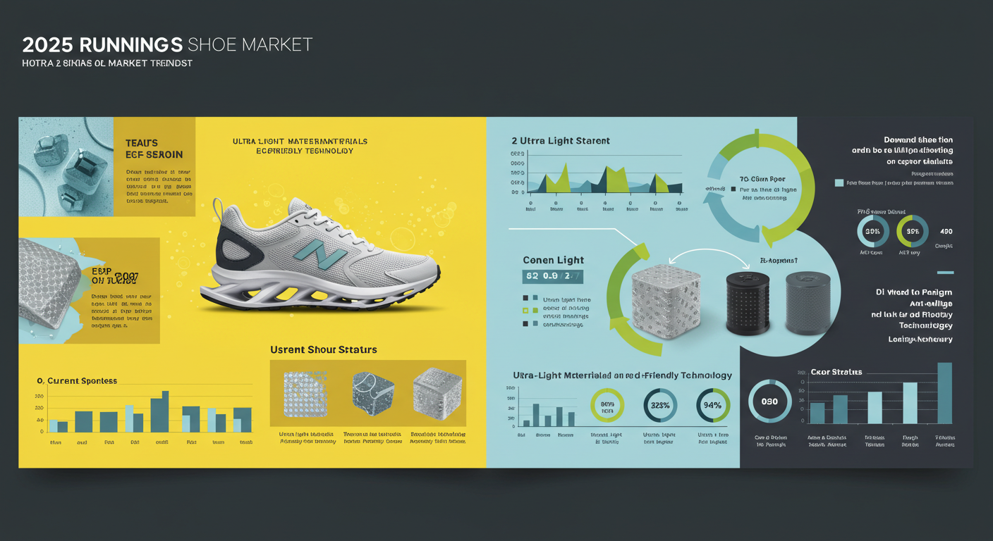 초경량 소재와 친환경 기술이 돋보이는 2025년 런닝화 시장 트렌드