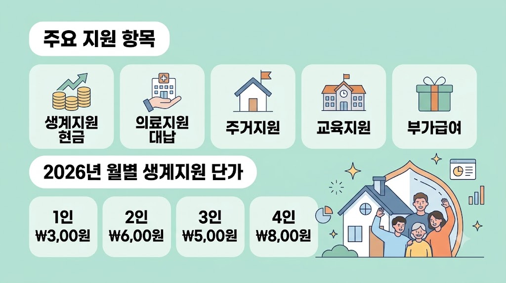 2026 긴급복지지원제도 생계비 의료비 조건&middot;신청법