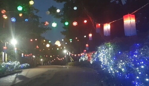 행주산성-야간조명