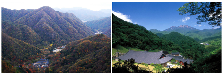 백암산 과 가야산 소개 사진