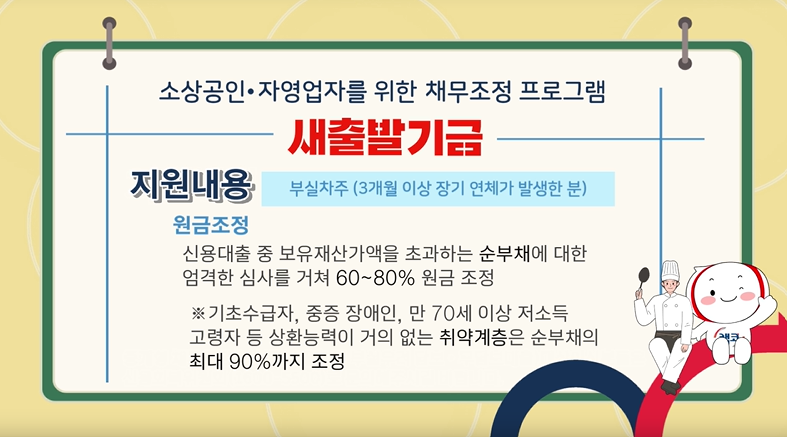 새출발기금-지원내용