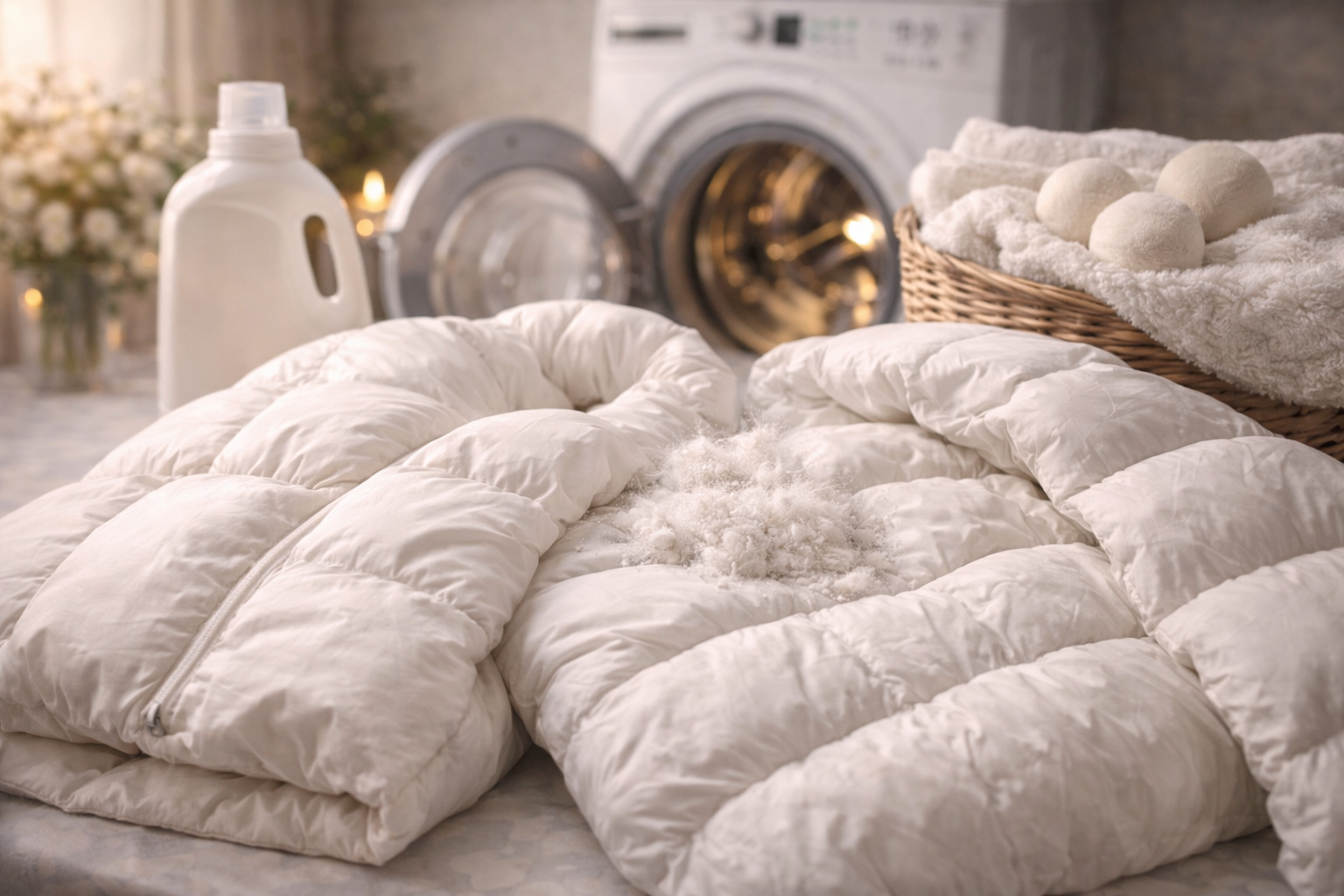 겨울 이불 세탁 건조 방법