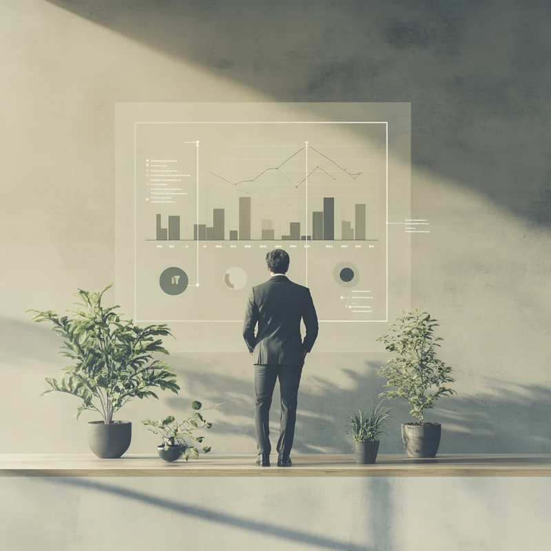 장기 목표를 꾸준히 달성해 나가는 투자자는 기업의 근본적인 가치를 중시하는 것을 통해 인내와 지속성이 어떻게 수익을 창출하는지를 나타냅니다. 이 이미지는 장기 투자 성공의 본질을 설명합니다.