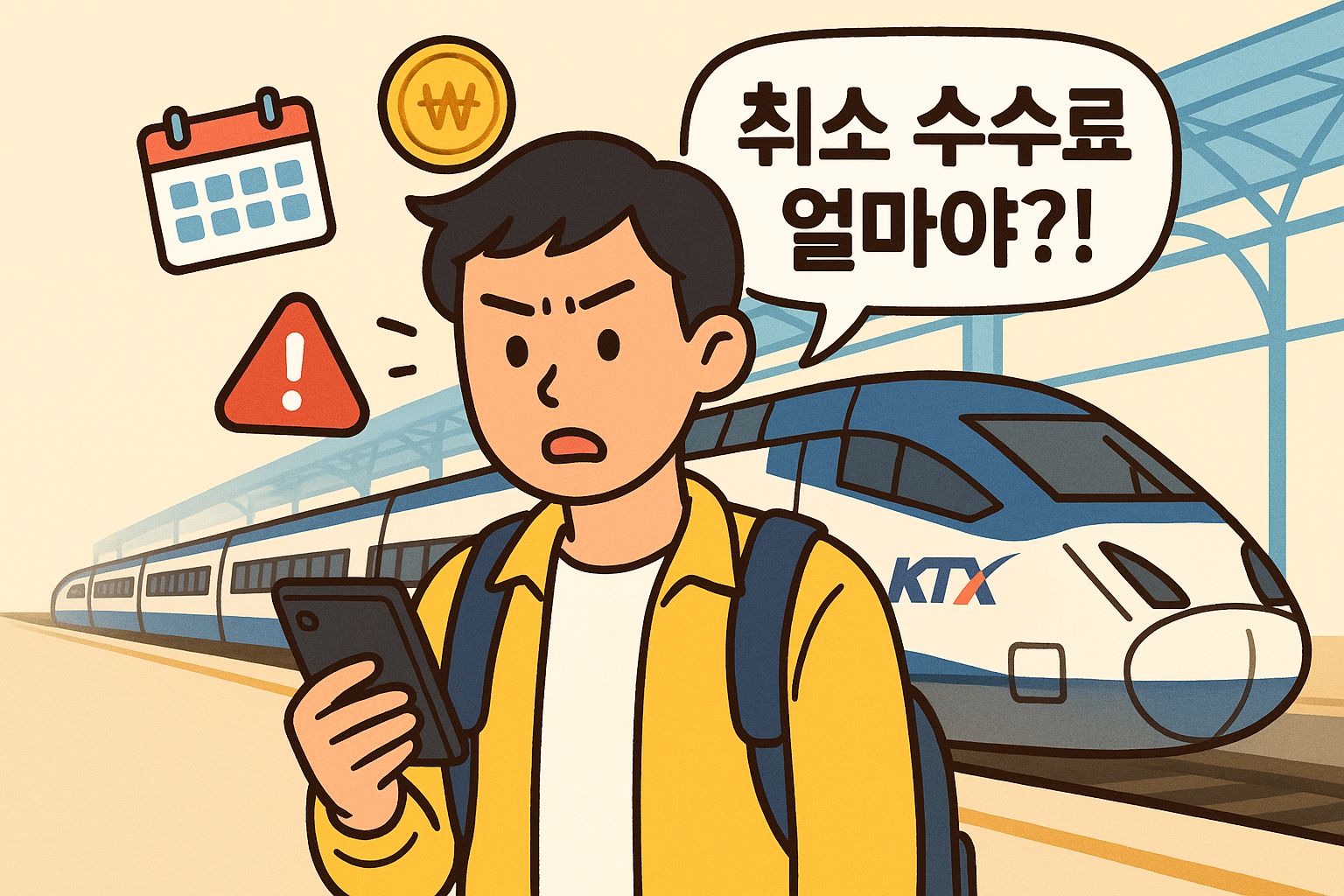 KTX 승차권 예매 취소 수수료 총정리｜코레일 환불 규정 한눈에