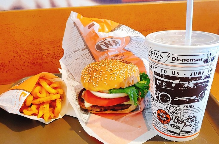 나하공항 햄버거