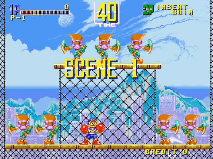 펑키젯-오락실게임-시작-화면