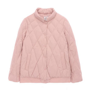 지센 여성 다이아 퀼팅 덕다운 숏 점퍼 PK LCLWKA21