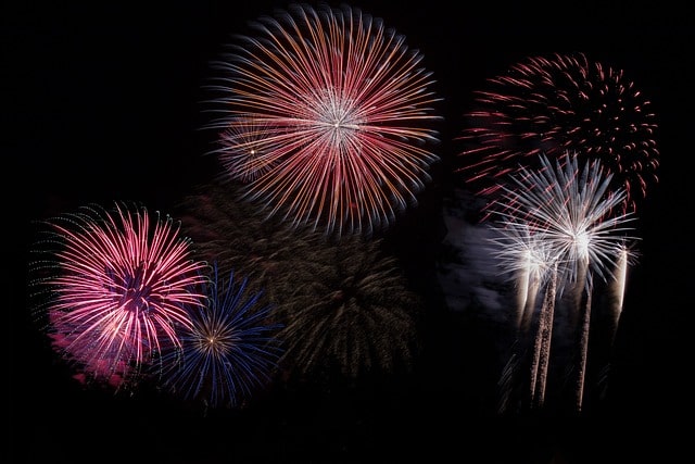 부산 불꽃 축제 사진
