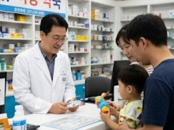추석연휴에 문여는약국의 모습