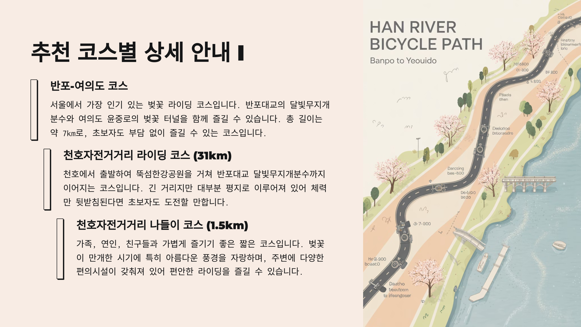 🗺️ 서울 한강 추천 코스별 상세 안내