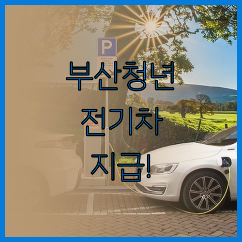 부산 청년 전기차 보조금 지원 대상 ..