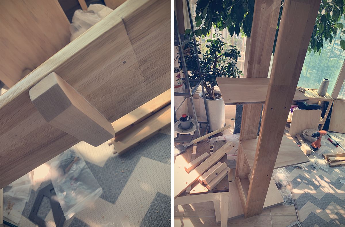 시루를 위한 캣타워 만들기