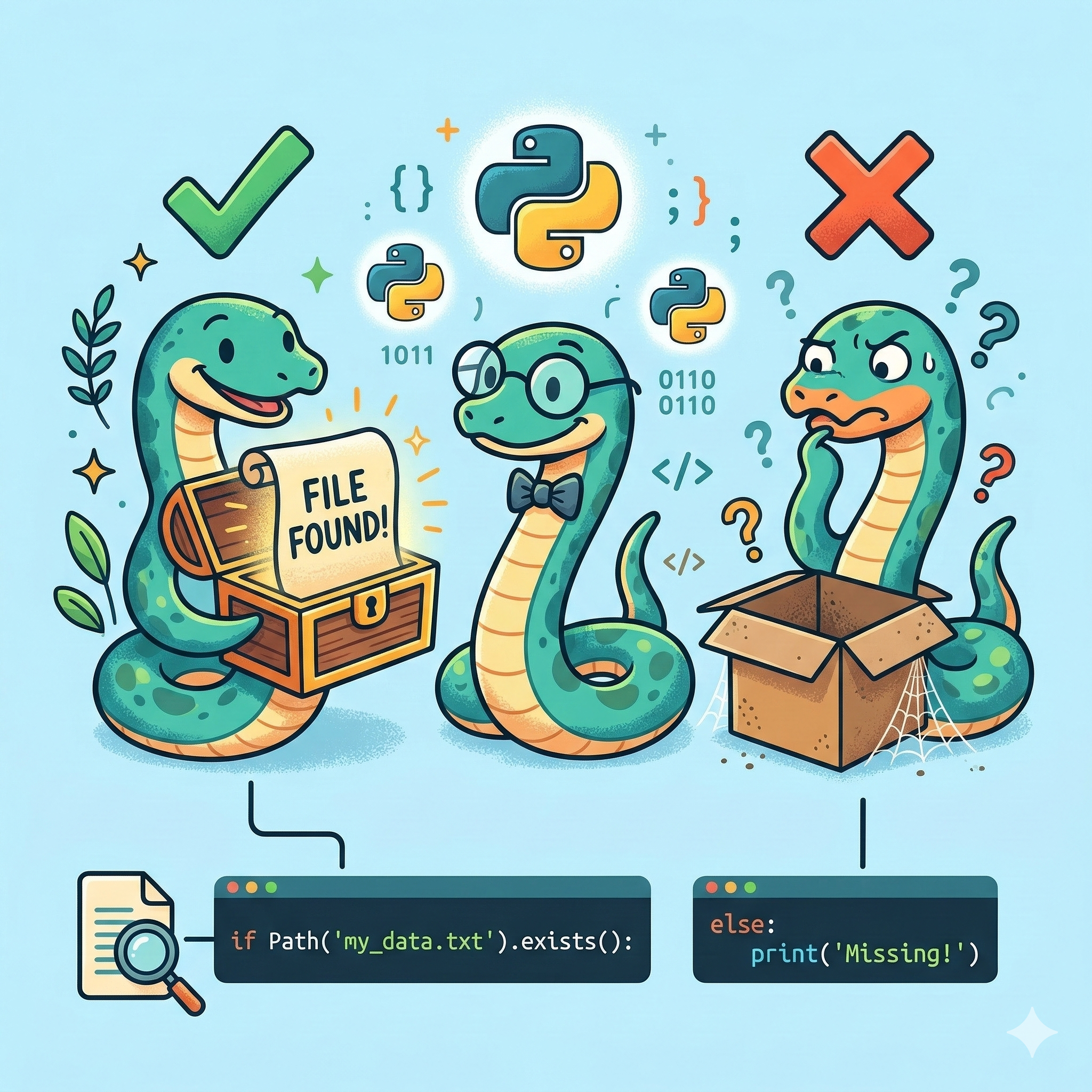 파일이 존재하는지 확인