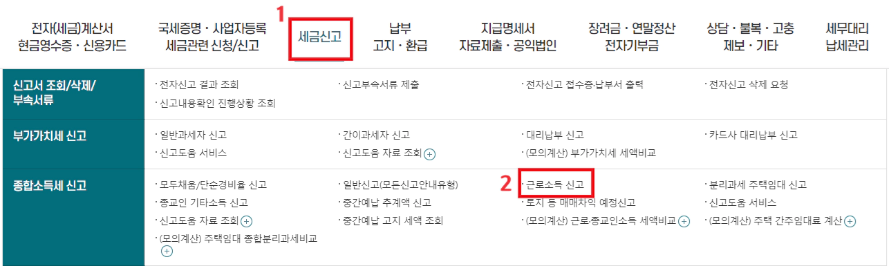 월세 세액공제 경정청구 방법