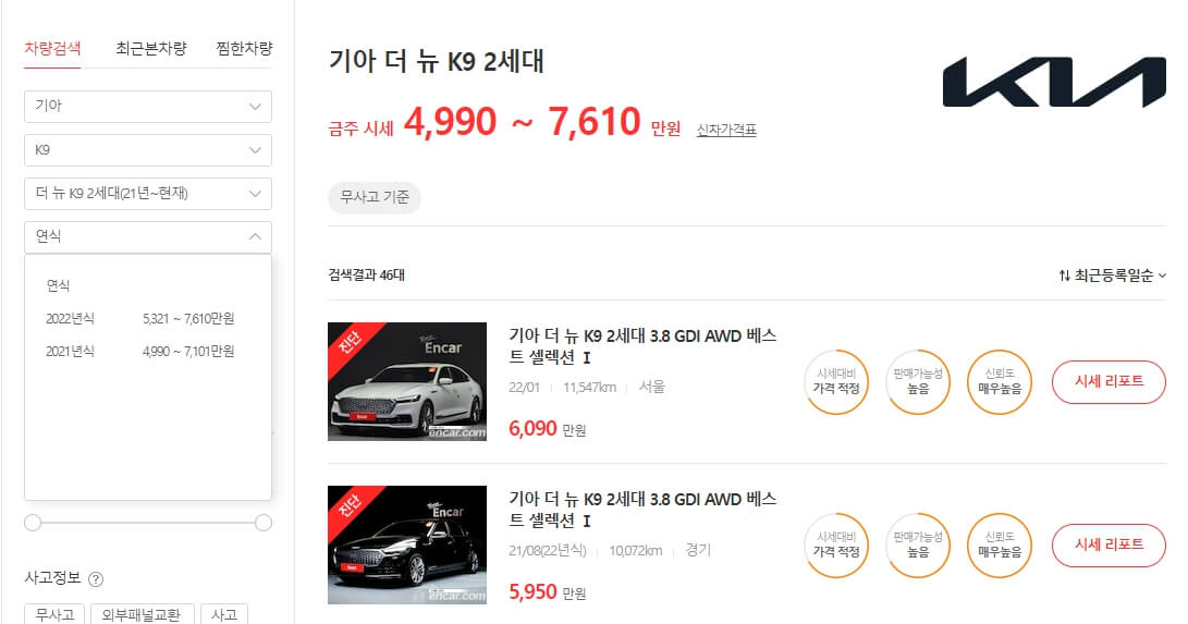 중고차 시세