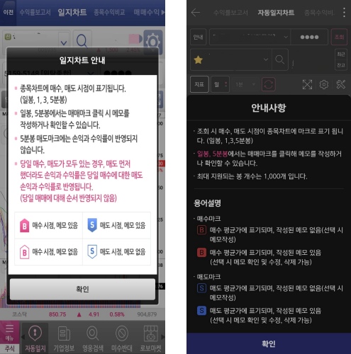 키움-매수매도-표시방법