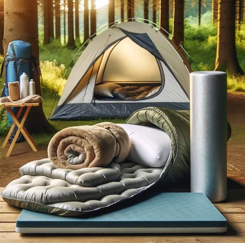 캠핑용품, 침낭 매트 매트리스