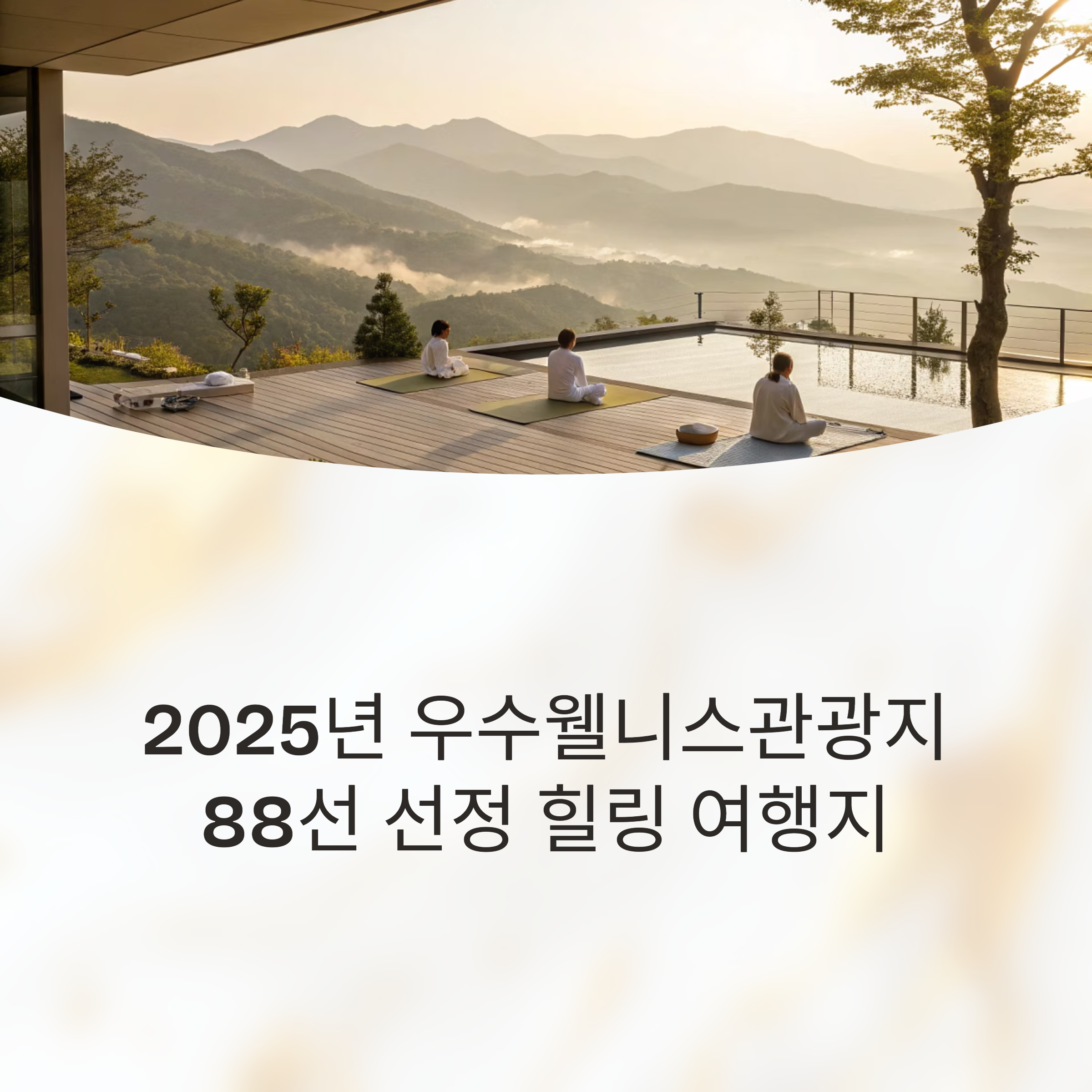 2025년 대한민국 우수웰니스관광지 88선
