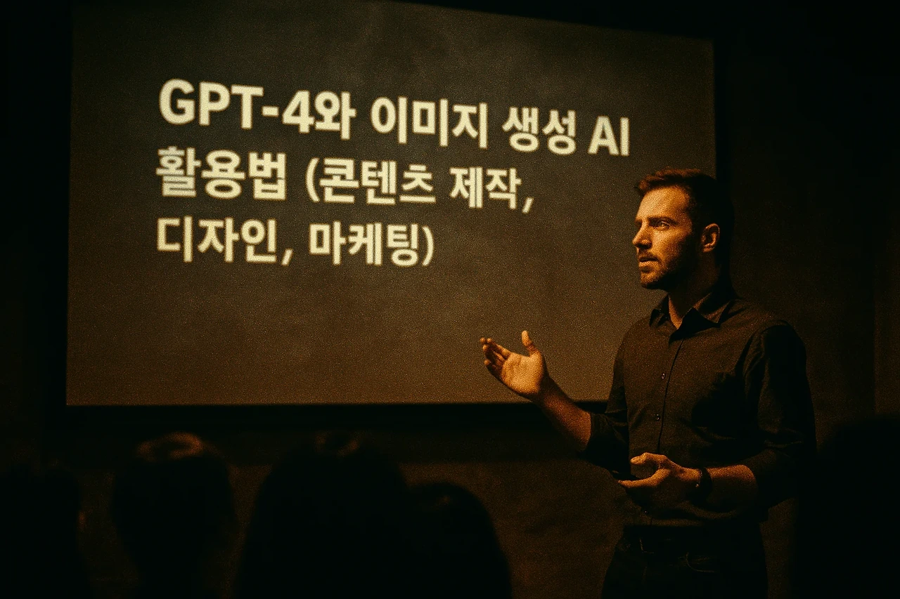 GPT-4와 이미지 생성 AI 활용법 (콘텐츠 제작, 디자인, 마케팅)