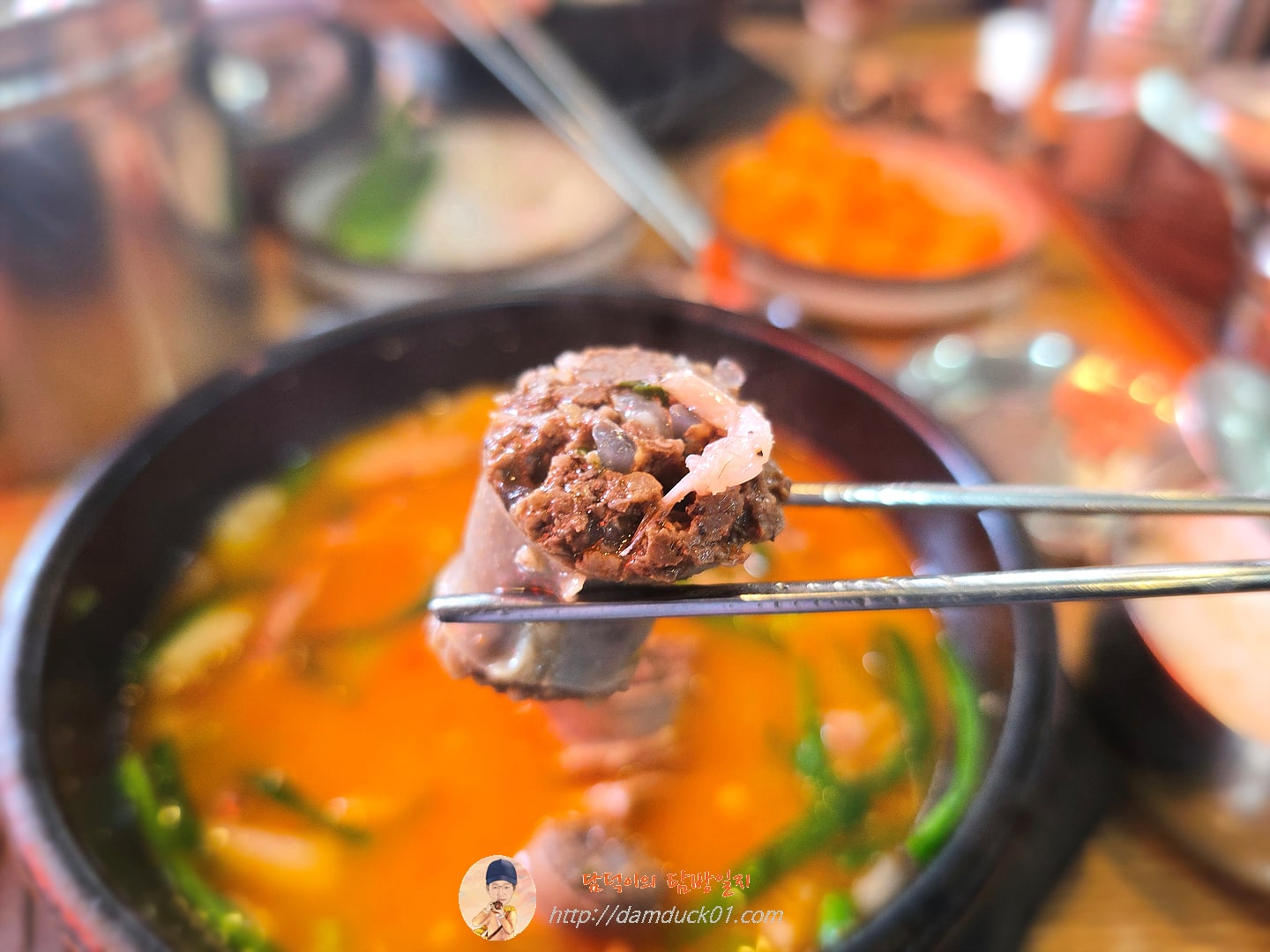 순대국 섞어서 보통