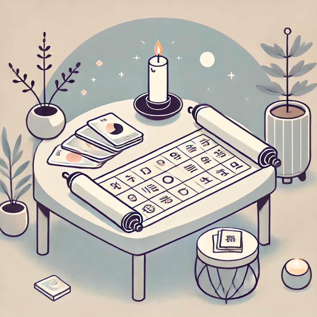 사주,타로 관련된 이미지