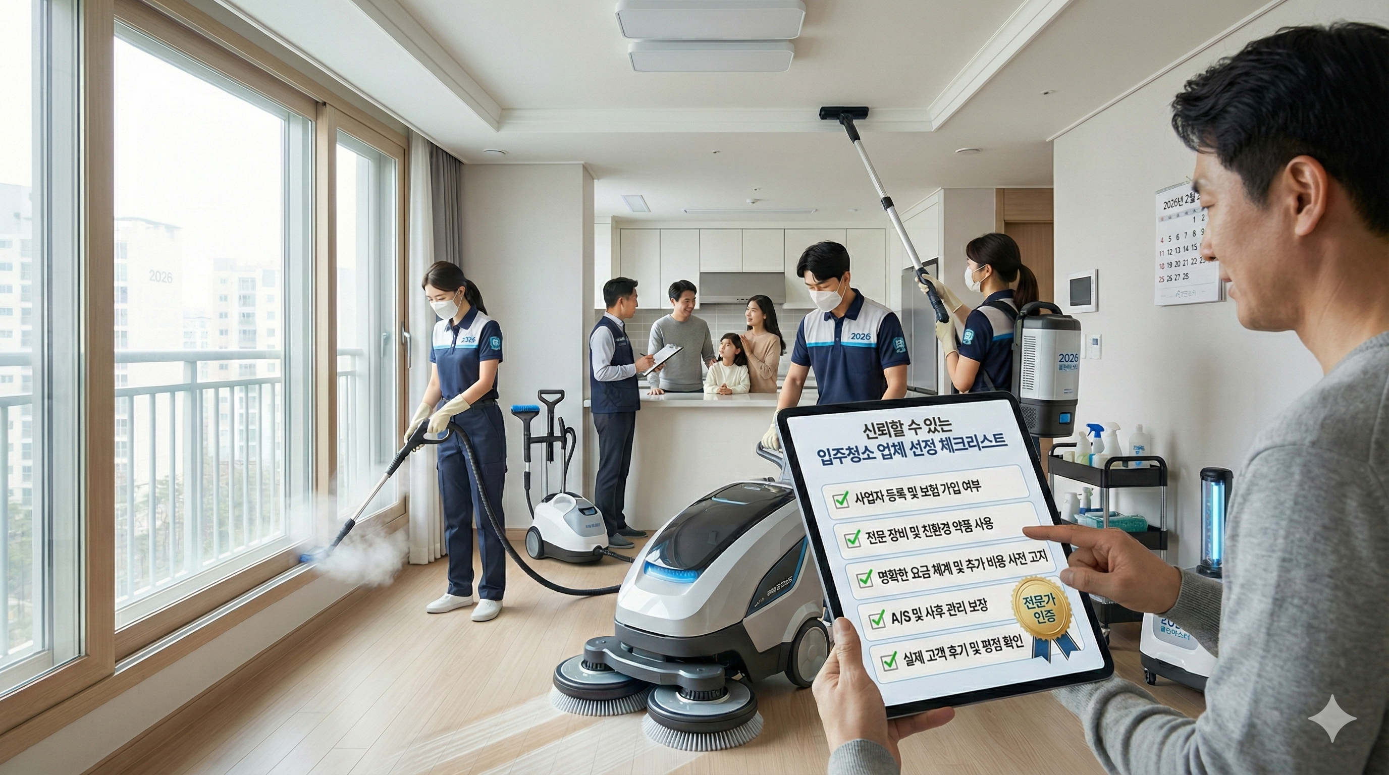 신뢰할 수 있는 입주청소 업체를 고르기 위한 전문가 체크리스트