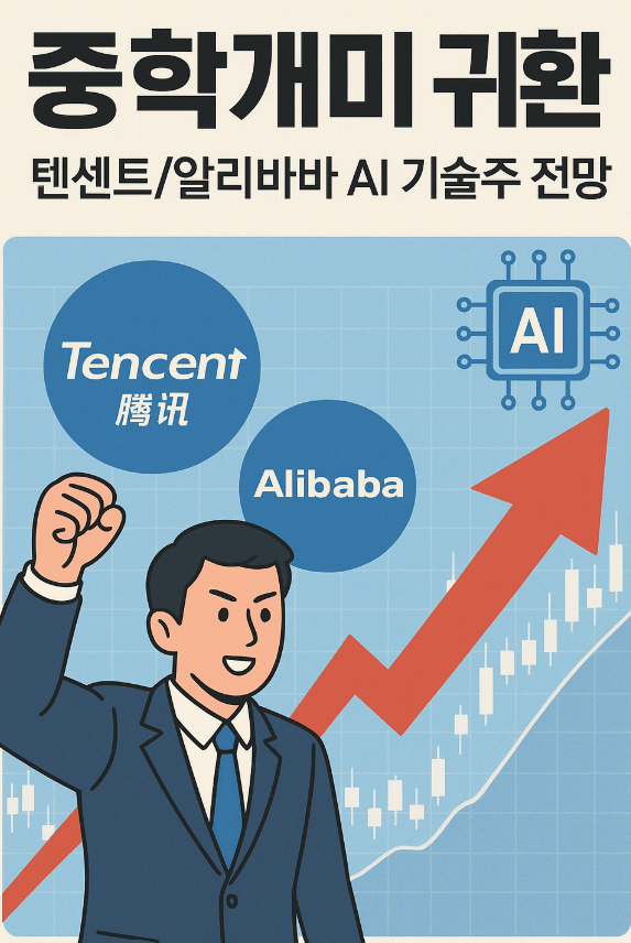 중학개미 귀환: 텐센트/알리바바 AI 기술주 전망.