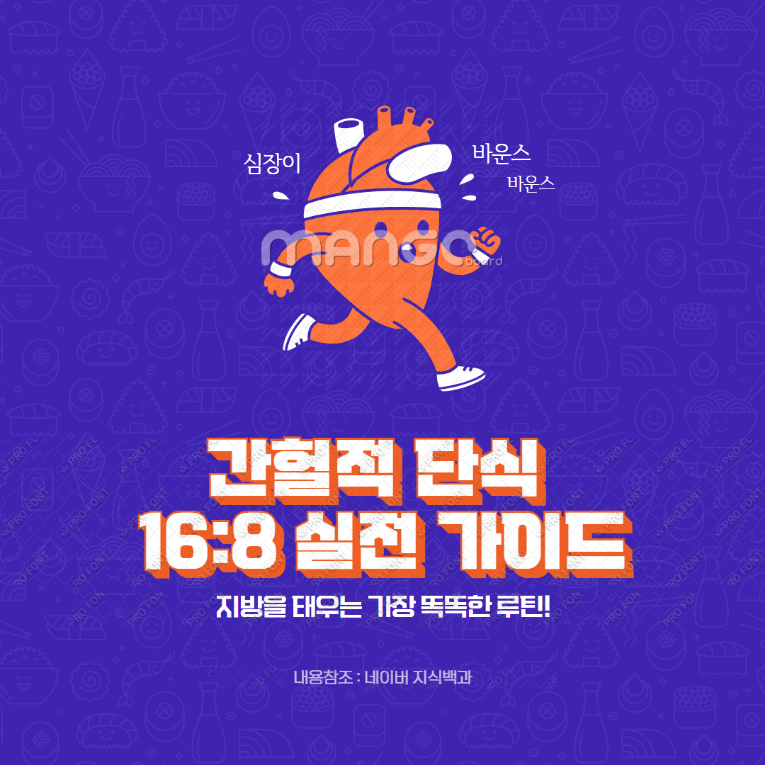 간헐적 단식 16:8 실전 가이드