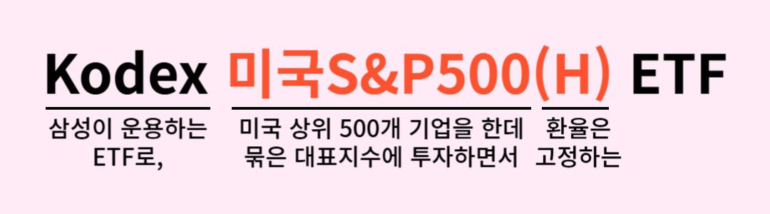 Kodex 미국S&P500(H) ETF