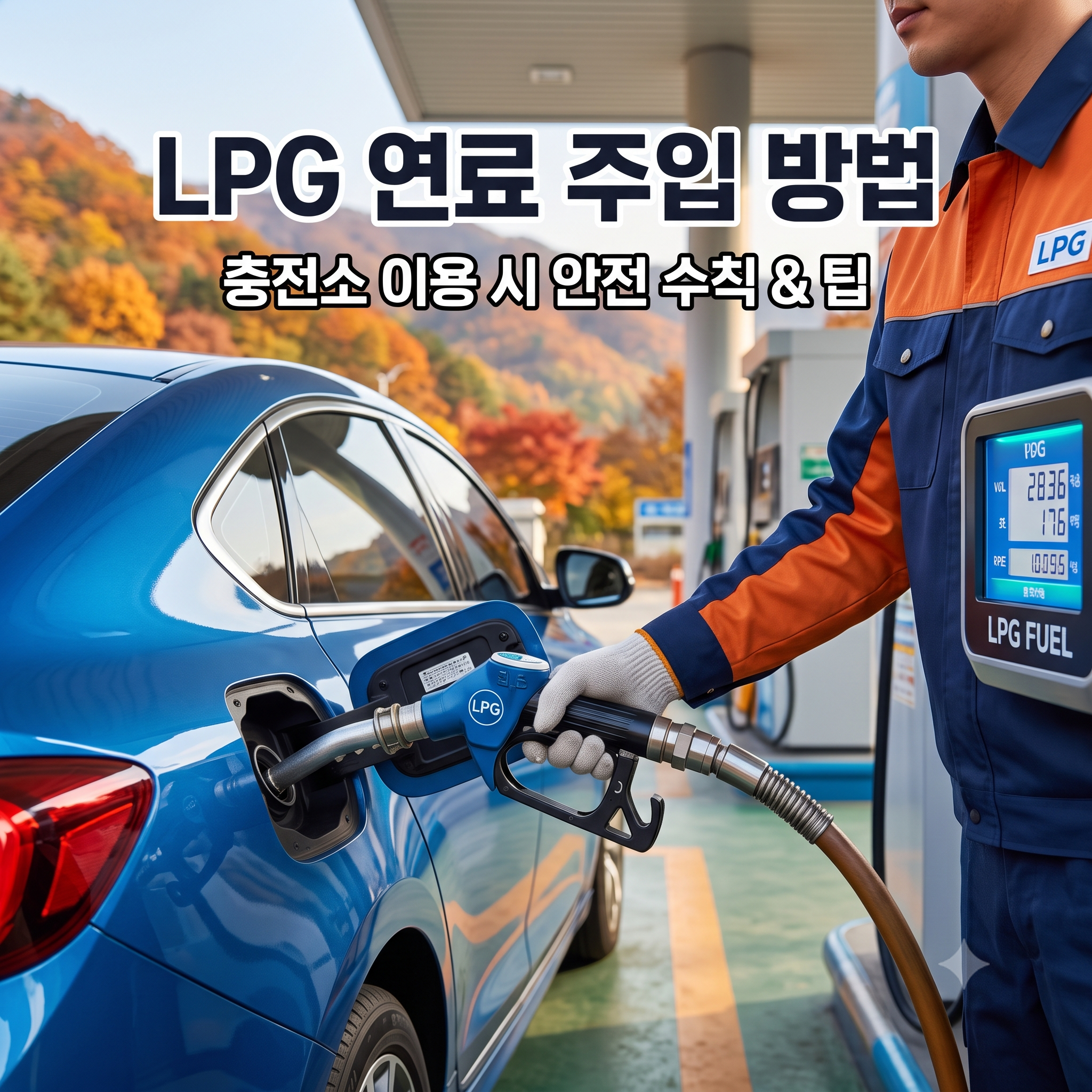 LPG 연료 주입 방법 및 충전소 이용 시 필수 안전 수칙