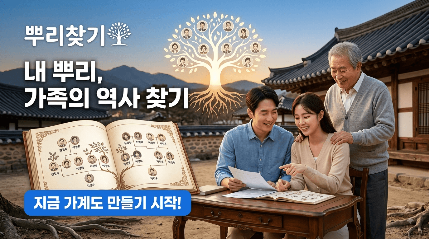뿌리를 찾아서 사이트