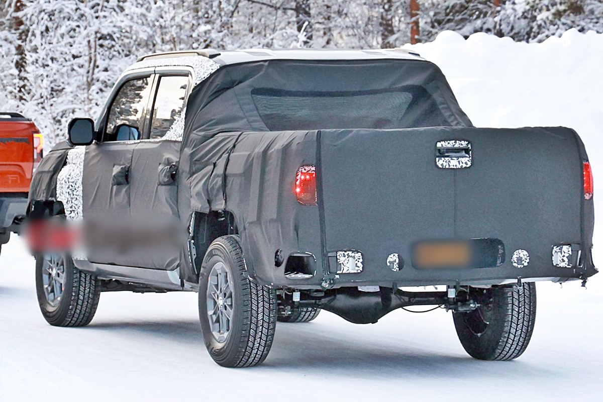 기아 프레임바디 픽업트럭 타스만 테스트카