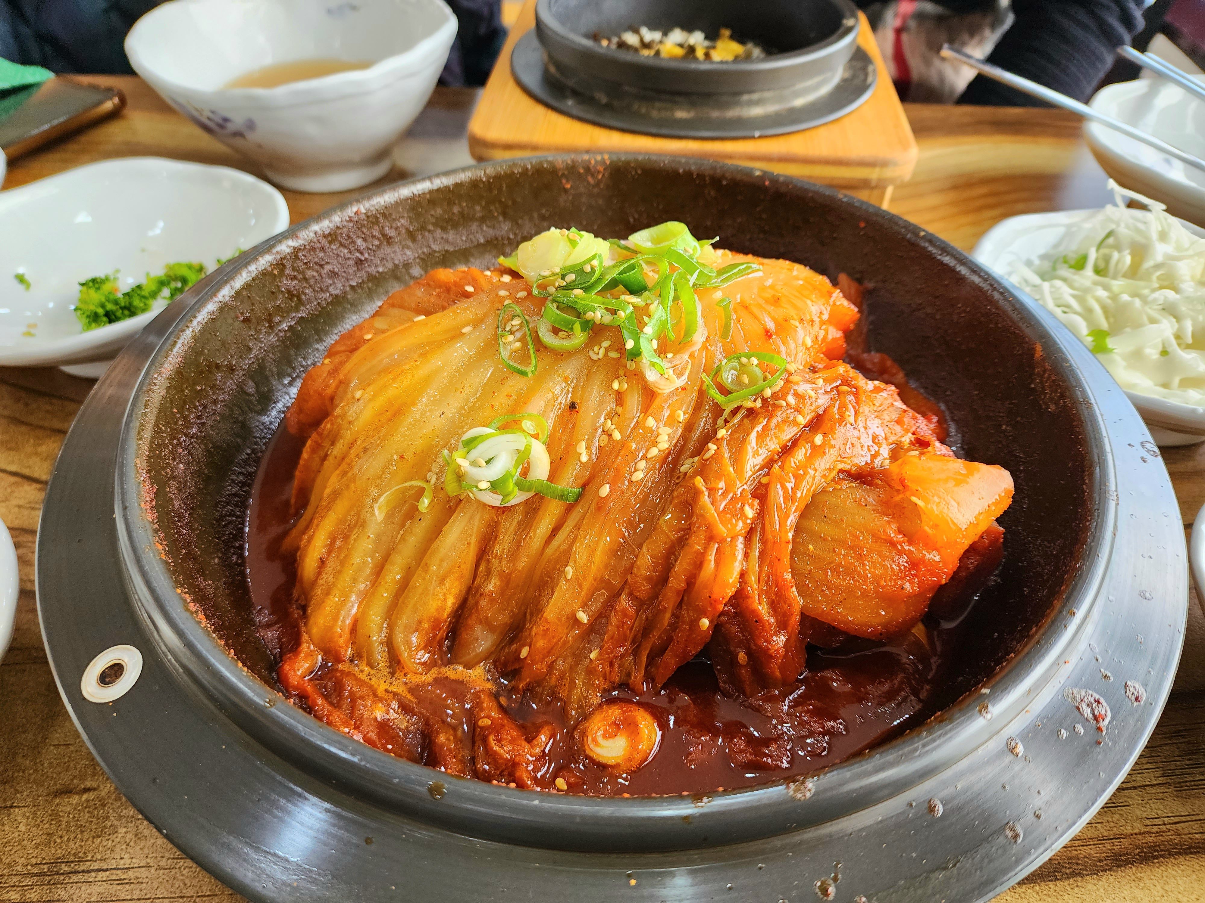 중문고등어쌈밥