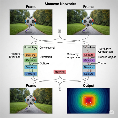 Visual Object Tracking을 위한 Siamese 네트워크 적용 사례