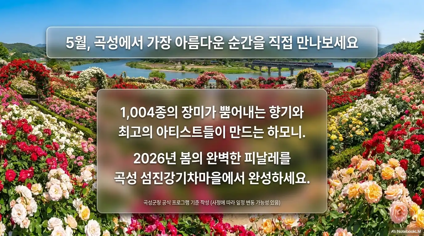 곡성 장미축제 총정리