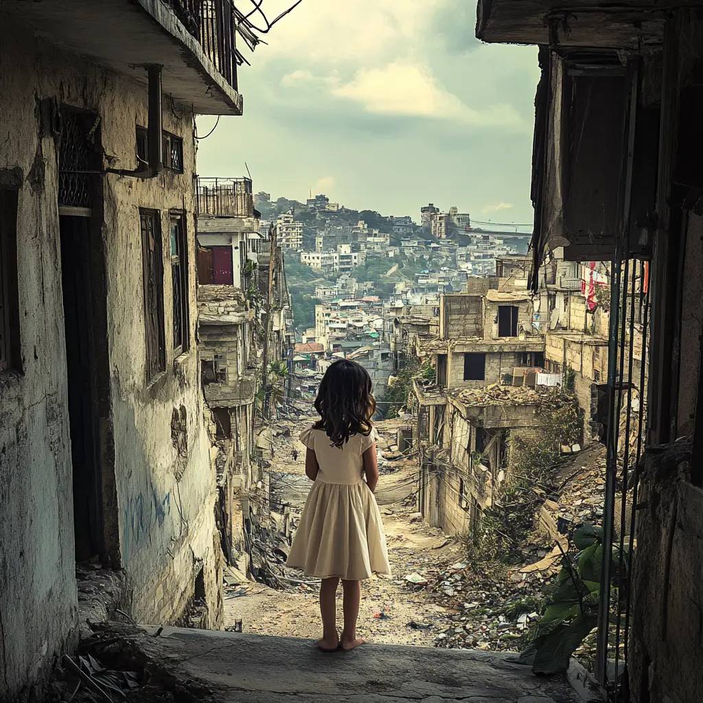 단수로 다 말라버린 도시