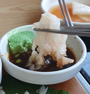 갯장어회