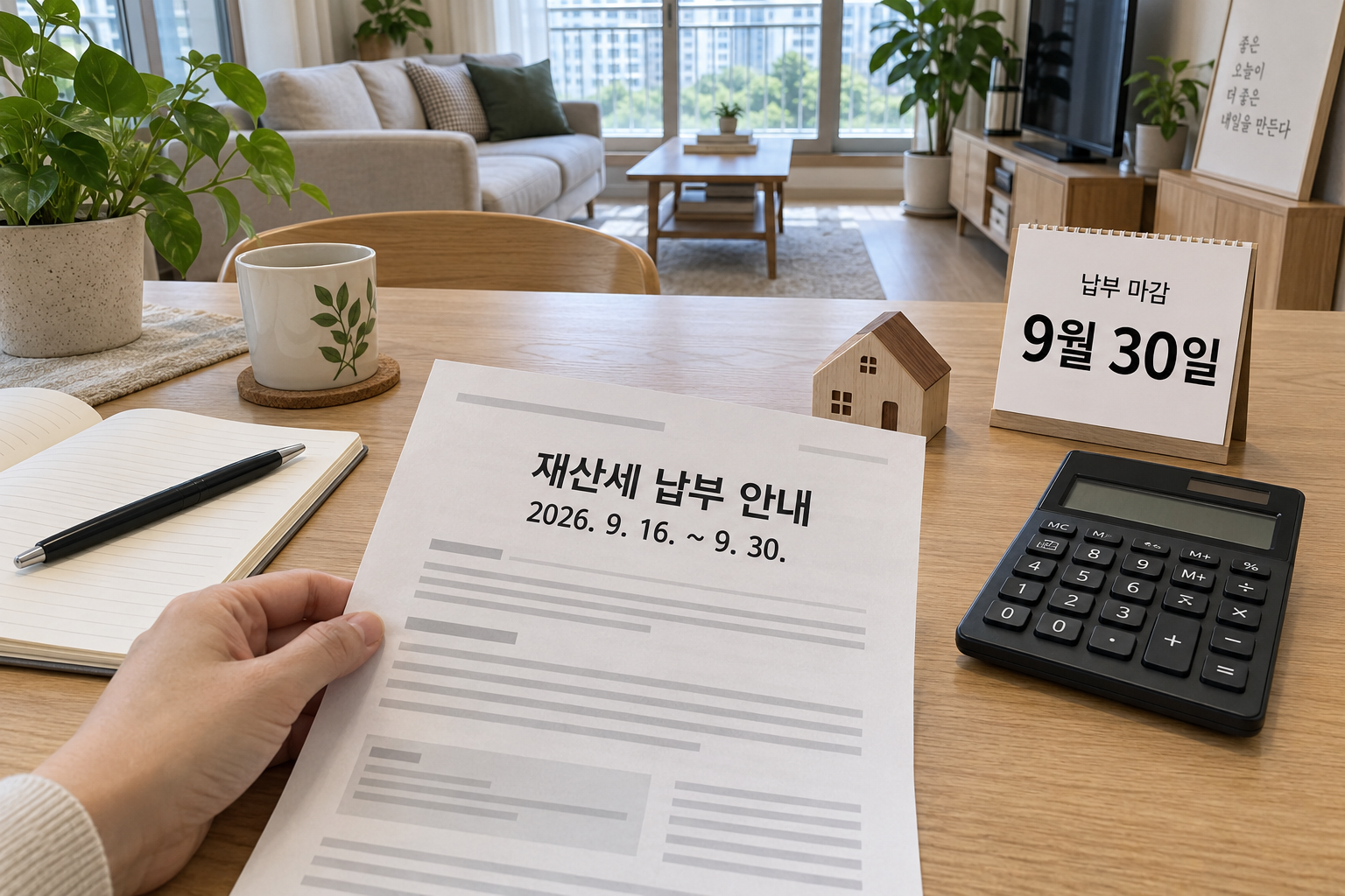 2026년 9월 재산세 납부기간