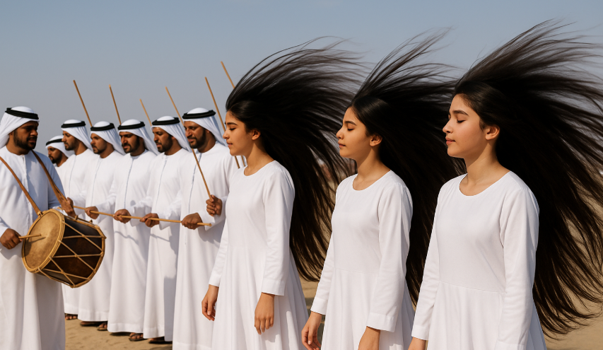 전통 공연 알 아이알라(Al-Ayyala)