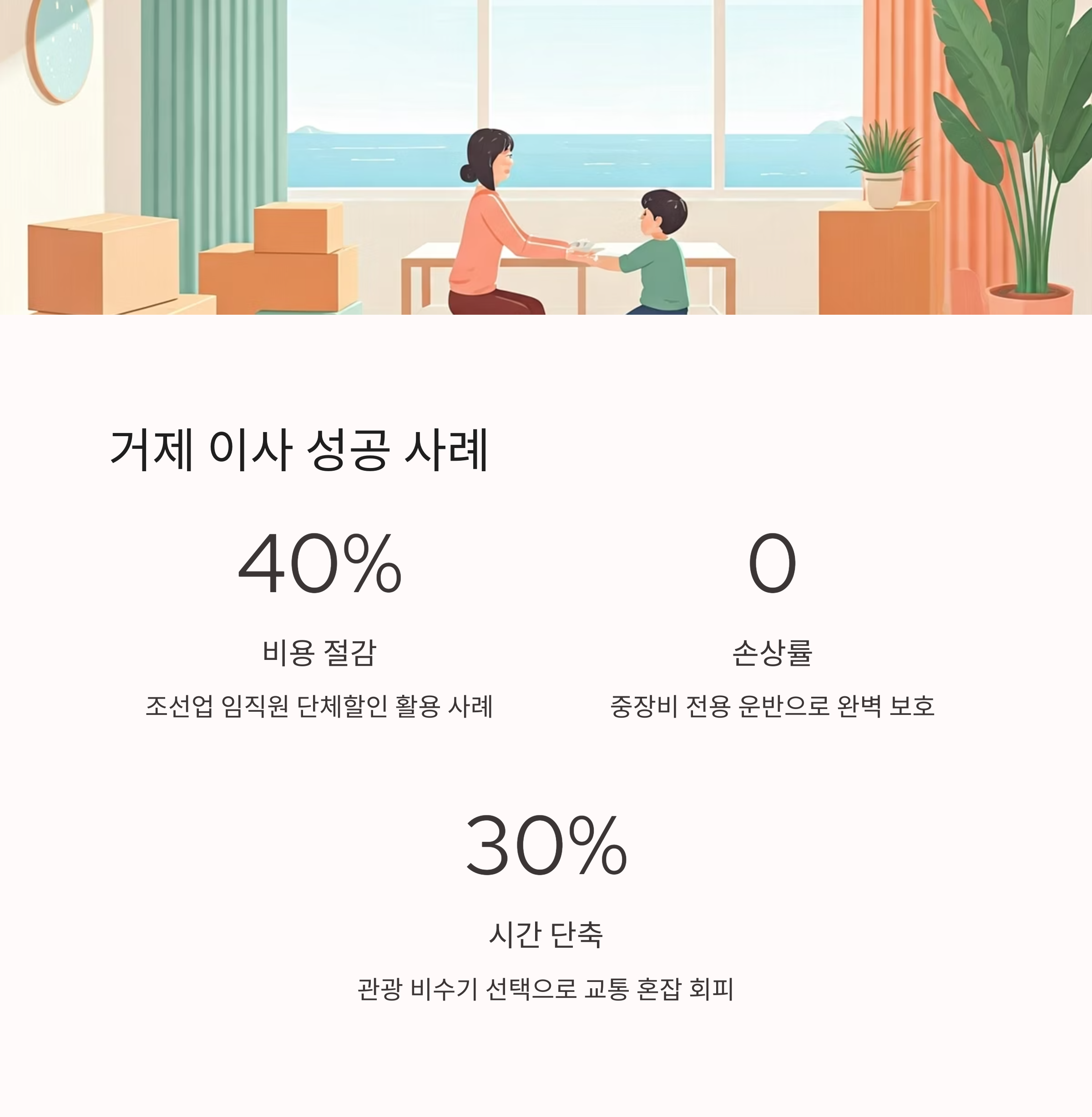 거제 이삿짐센터 이사 사례