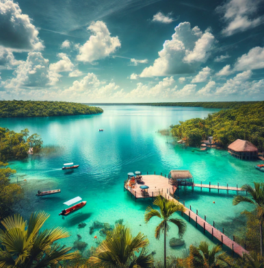 멕시코 바칼라르 여행 관련 사진