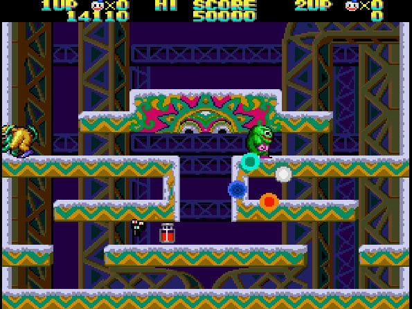 닉과 톰 얼굴이 등장하며 게임이 시작되고 있습니다